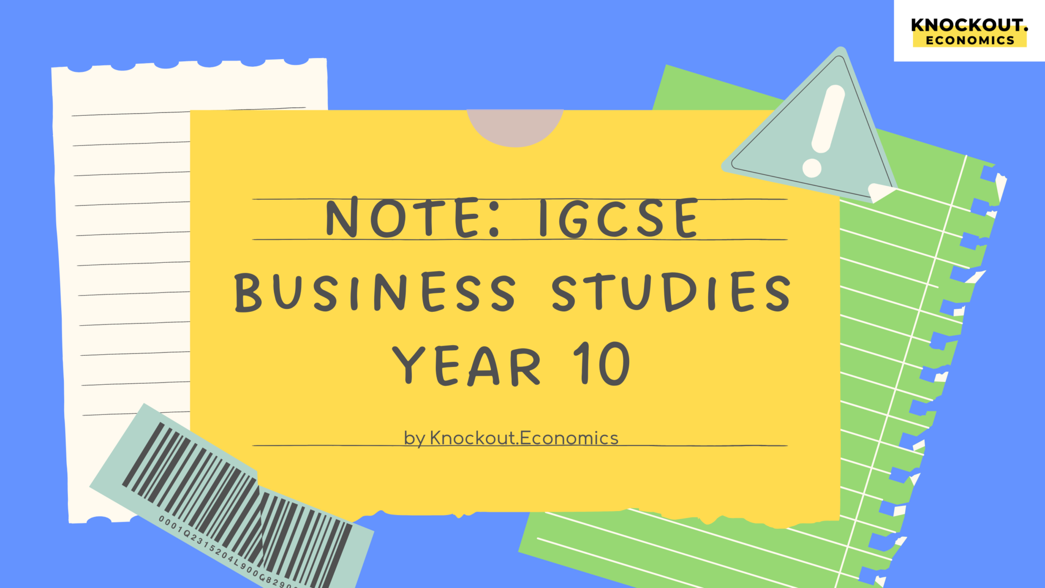 Freenote knockout economics